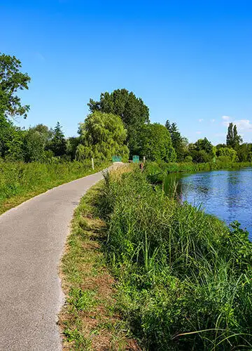 The towpath